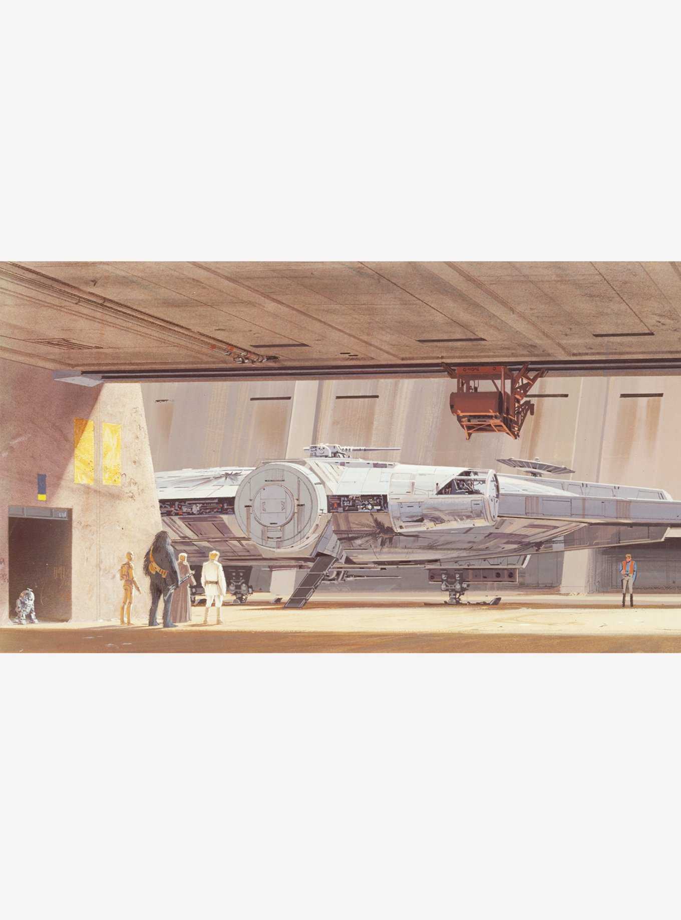Star Wars Ralph Mcquarrie's Star Wars Docking Bay Millennium Falcon Peel & Stick Mural, , hi-res