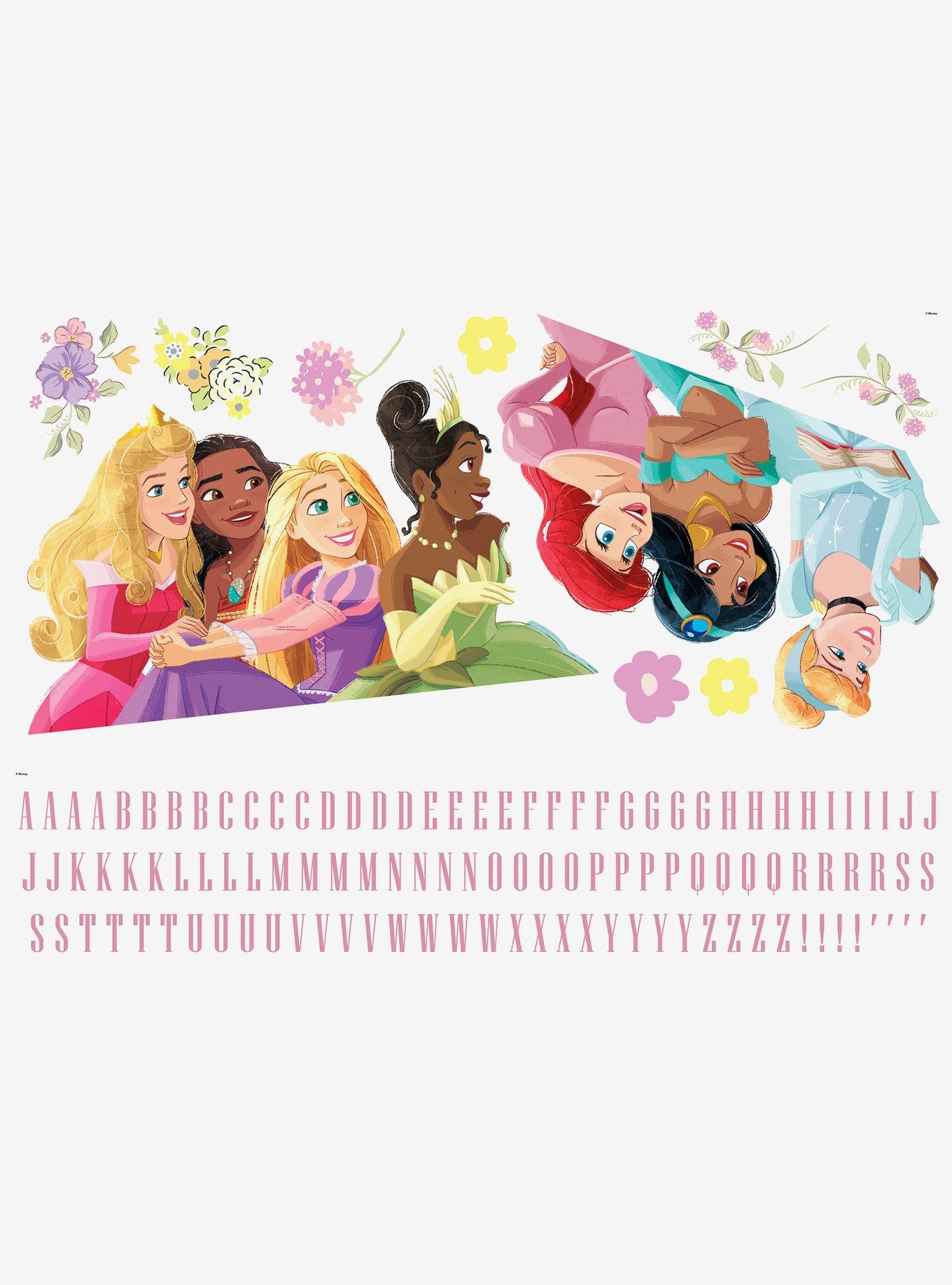 Disney Princesses Peel And Stick Giant Wall Decal W/Alphabet, , hi-res