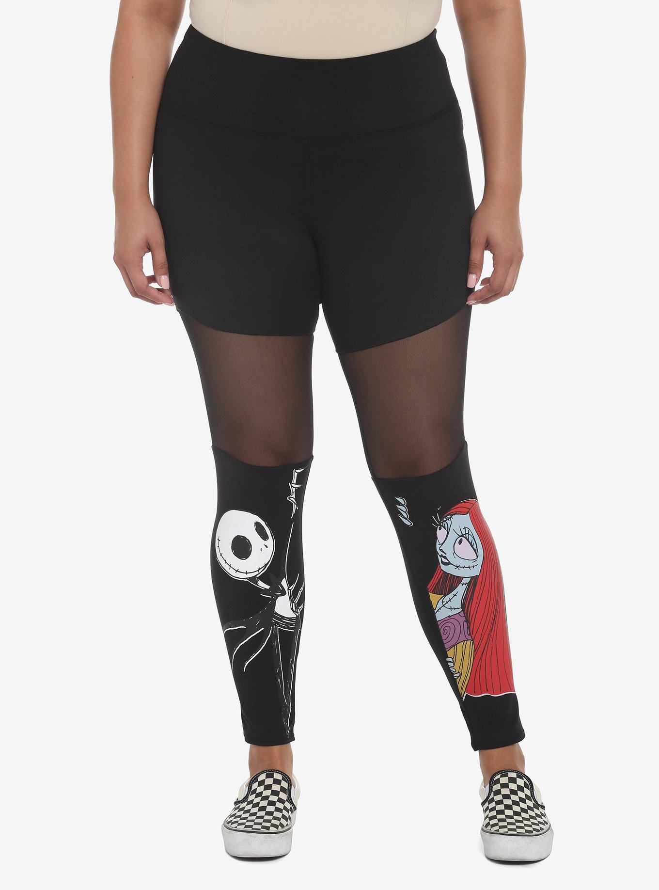 The Nightmare Before Christmas Jack & Sally Leggings Plus Size