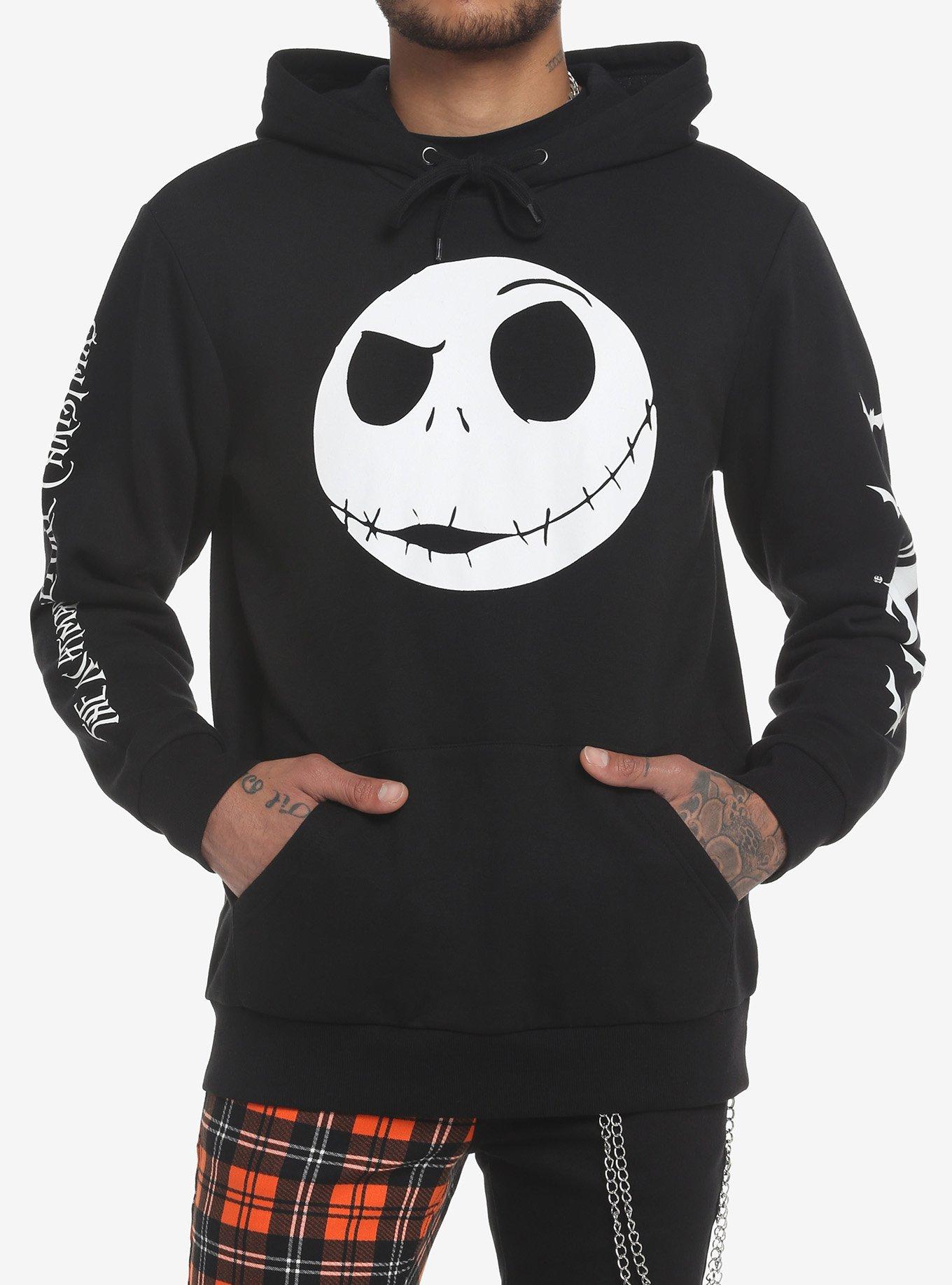 Nightmare Before Christmas Jack Jumbo Head Hoodie | Hot Topic