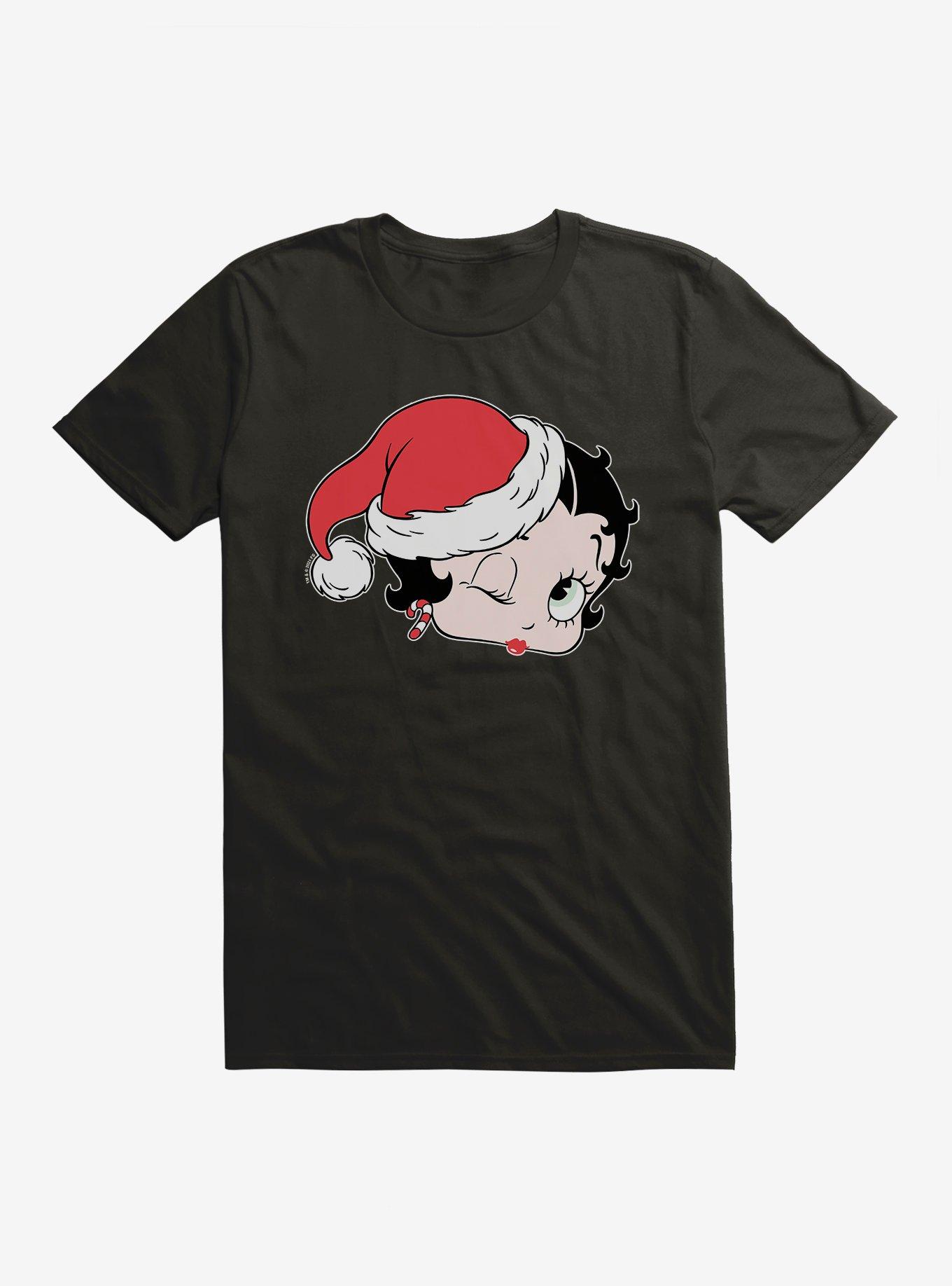 Betty Boop Christmas Kiss T-Shirt