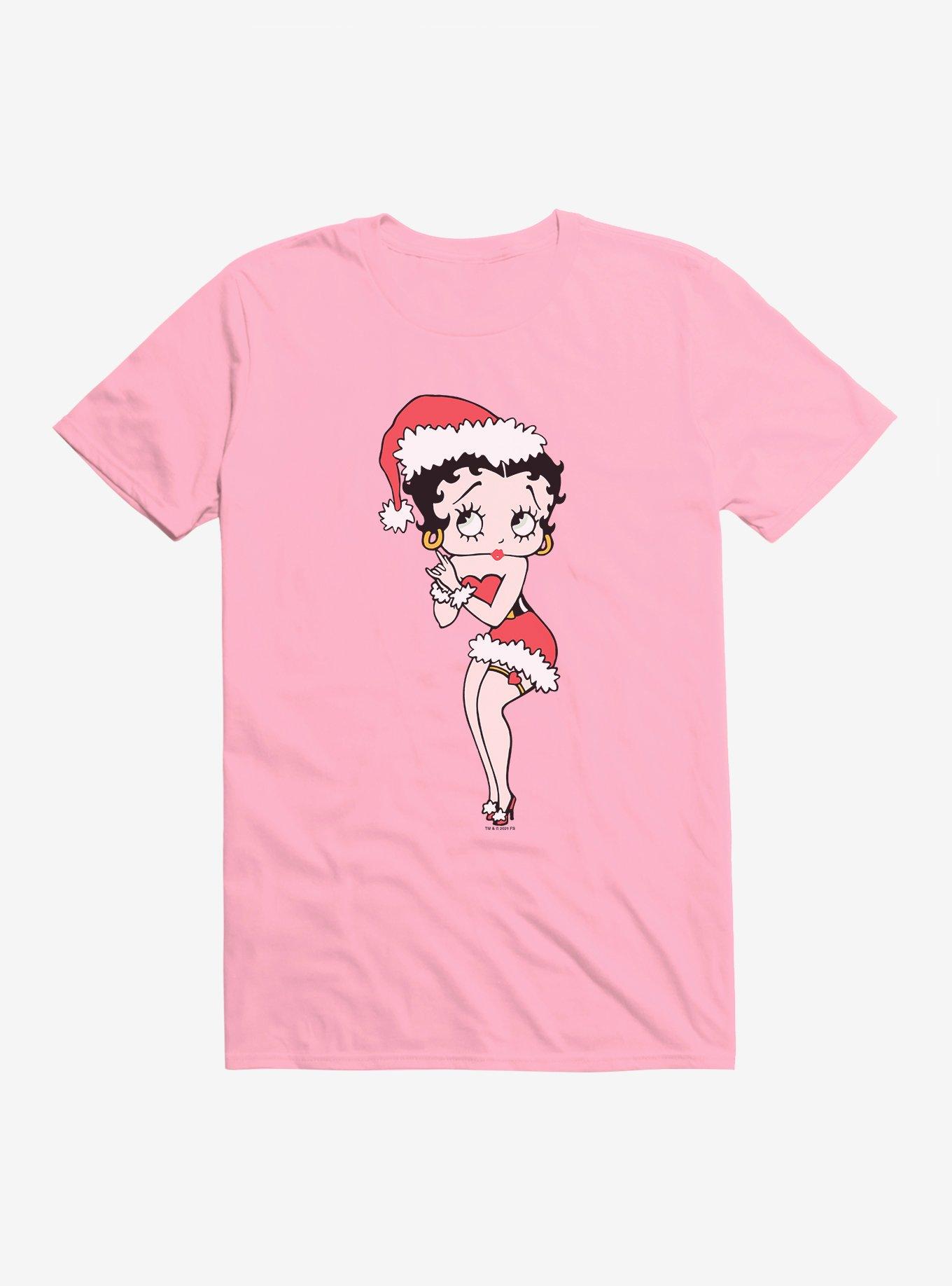 Betty Boop Christmas Wishes T-Shirt, CHARITY PINK, hi-res