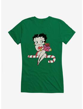 Betty Boop Candy Cane Girls T-Shirt, , hi-res