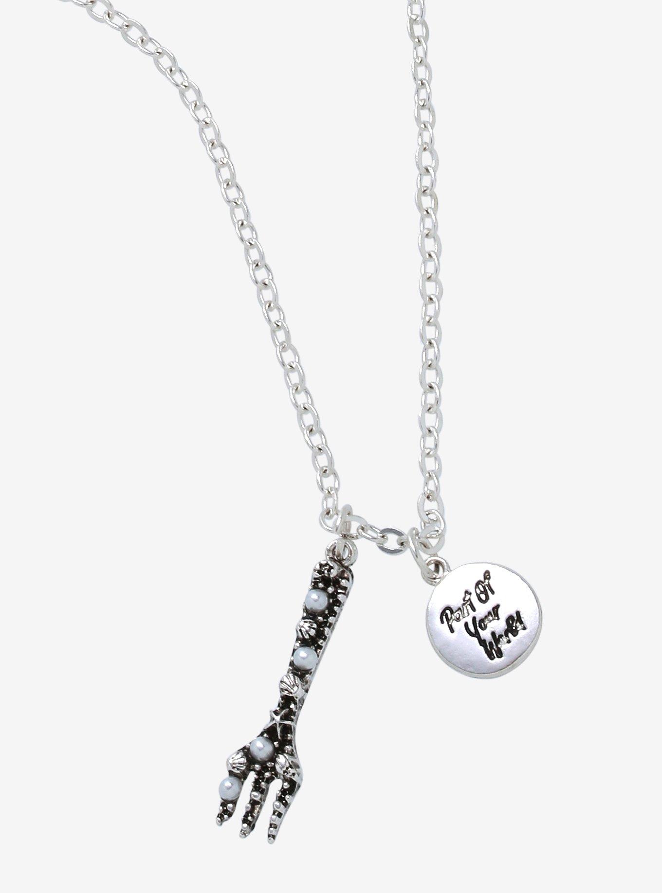 Disney The Little Mermaid Dinglehopper Charm Necklace, , hi-res
