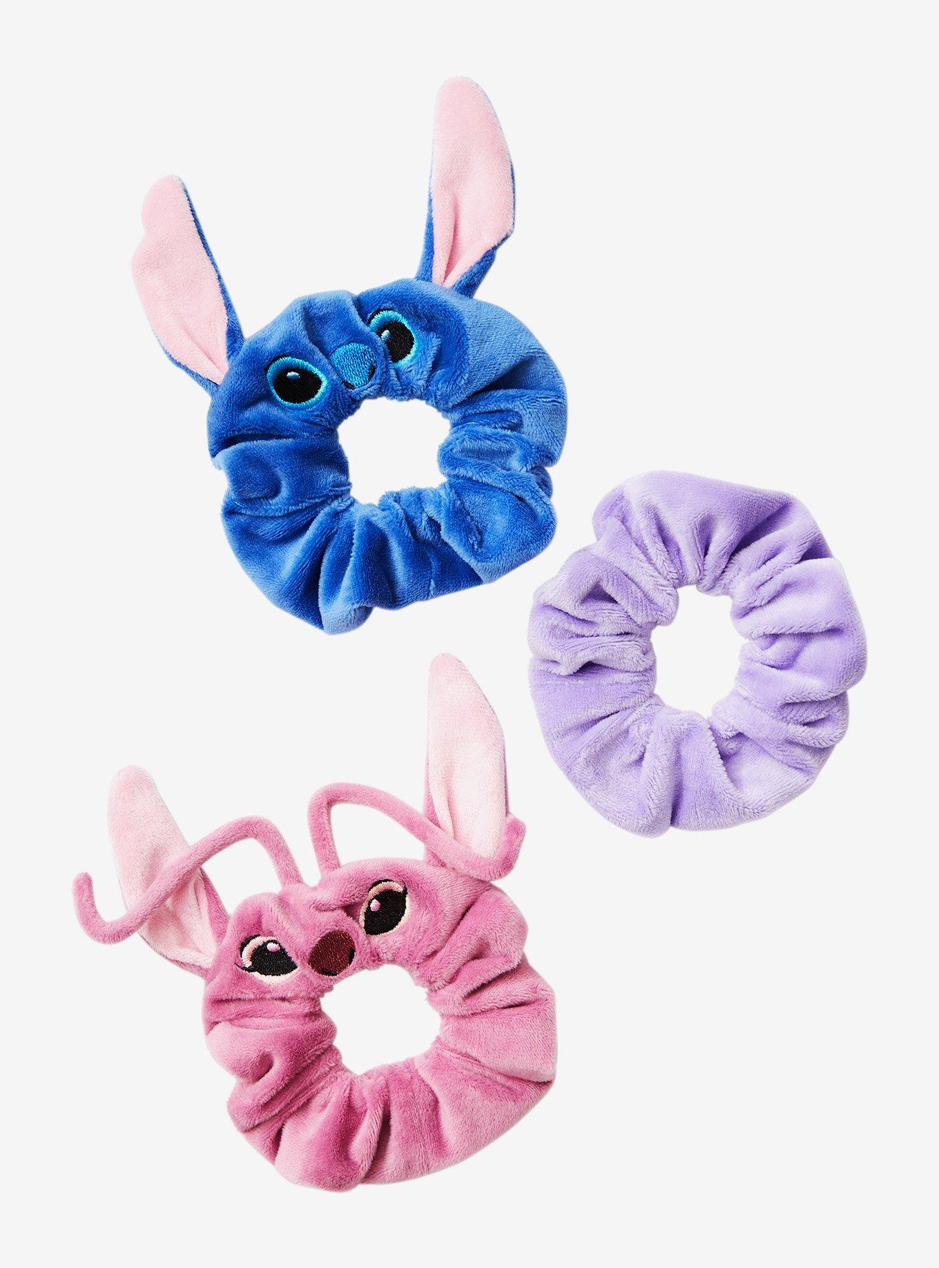 Disney Lilo & Stitch Angel & Stitch Figural Scrunchie Set, , hi-res