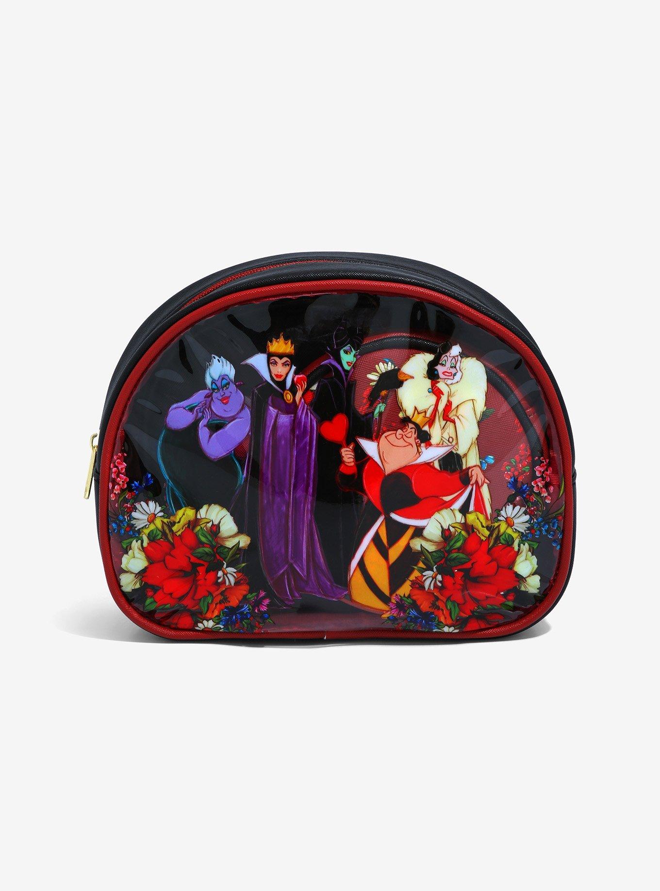Disney Villains Floral Group Portrait Cosmetic Bag Set | Her Universe