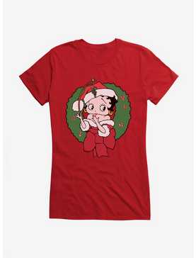 Betty Boop Mistletoe Girls T-Shirt, , hi-res