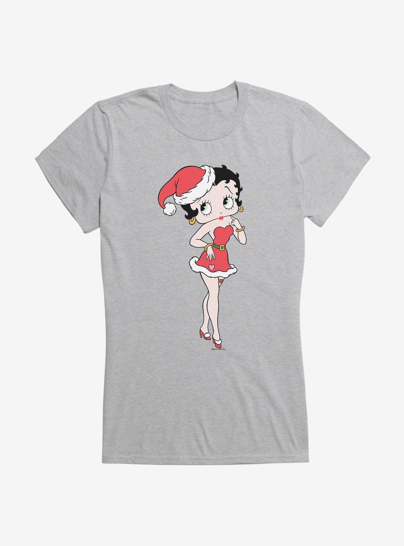 Betty Boop Santa Girls T-Shirt