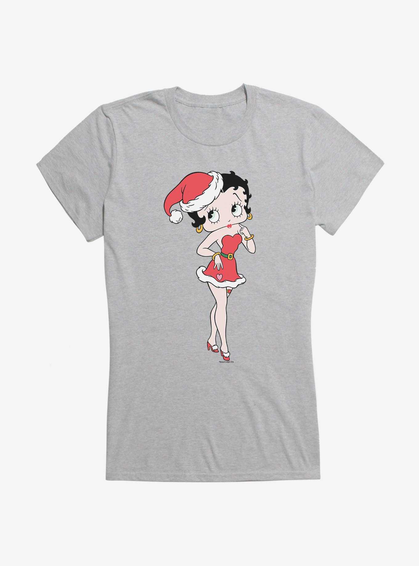 Betty Boop Santa Betty Girls T-Shirt, , hi-res