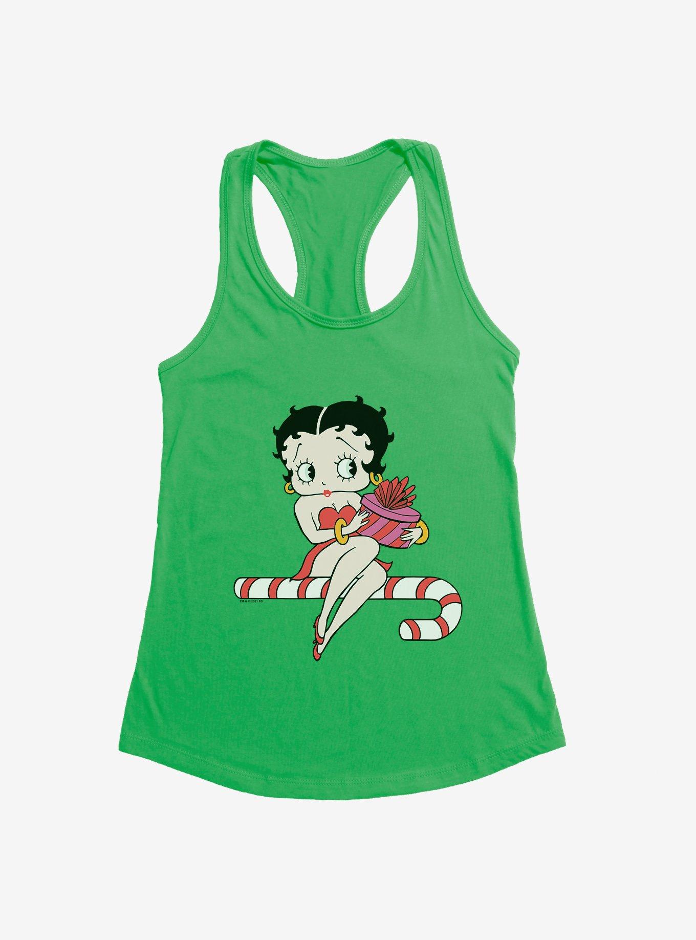 Betty Boop Candy Cane Girls Tank, , hi-res