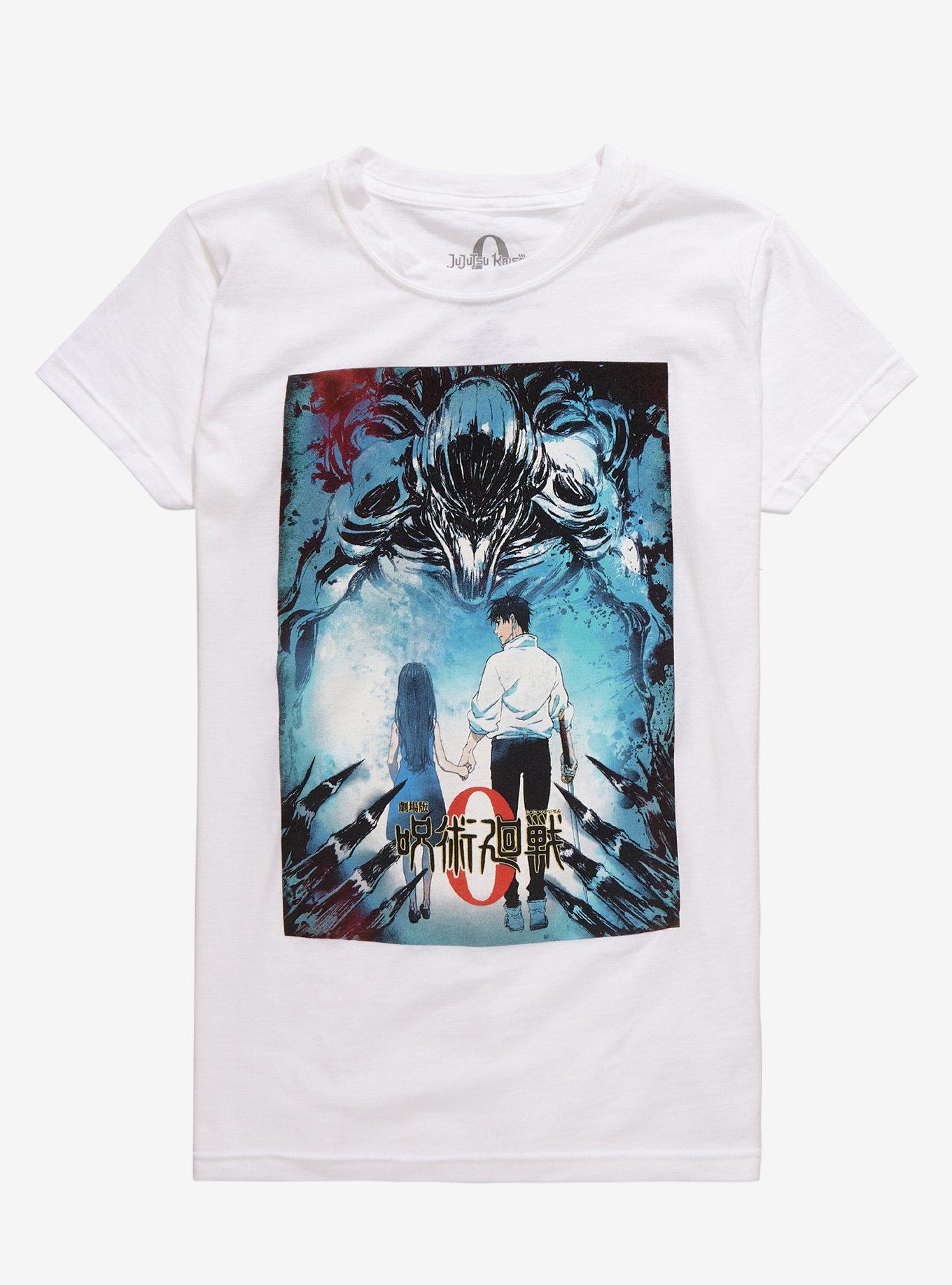 Jujutsu Kaisen 0 Movie Yuta & Rika Poster T-Shirt, MULTI, hi-res