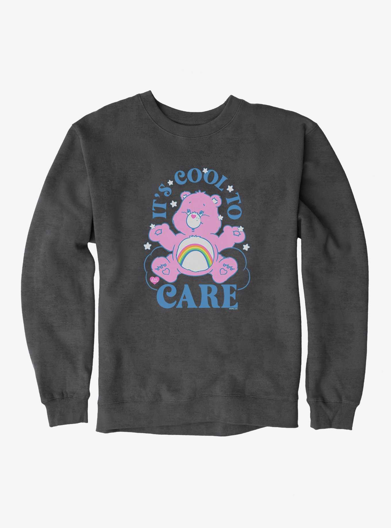 Care Bears Cheer Bear Care About That Money Sweatshirt, CHARCOAL HEATHER, hi-res