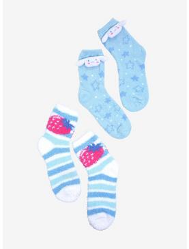 Cinnamoroll Plush Fuzzy Socks 2 Pair, , hi-res
