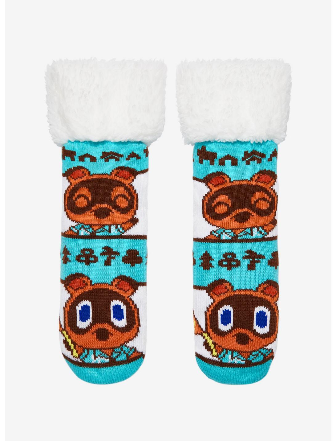 Animal Crossing: New Horizons Timmy & Tommy Cozy Slipper Socks, , hi-res