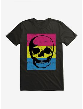 ICreate Pride Pansexual Flag With Skull Stamp T-Shirt, , hi-res