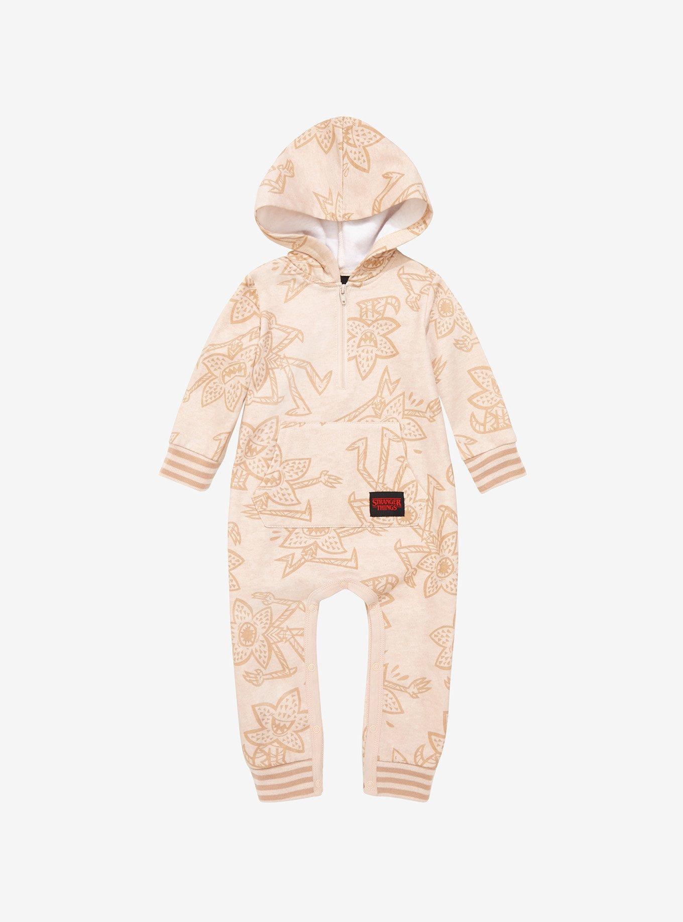 Stranger Things Demogorgon Hooded Long Sleeve Infant One-Piece - BoxLunch Exclusive
