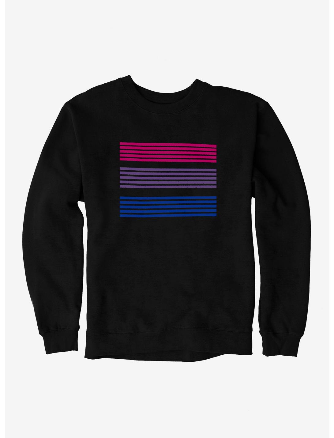 ICreate Pride Bisexual Stripes Sweatshirt, , hi-res