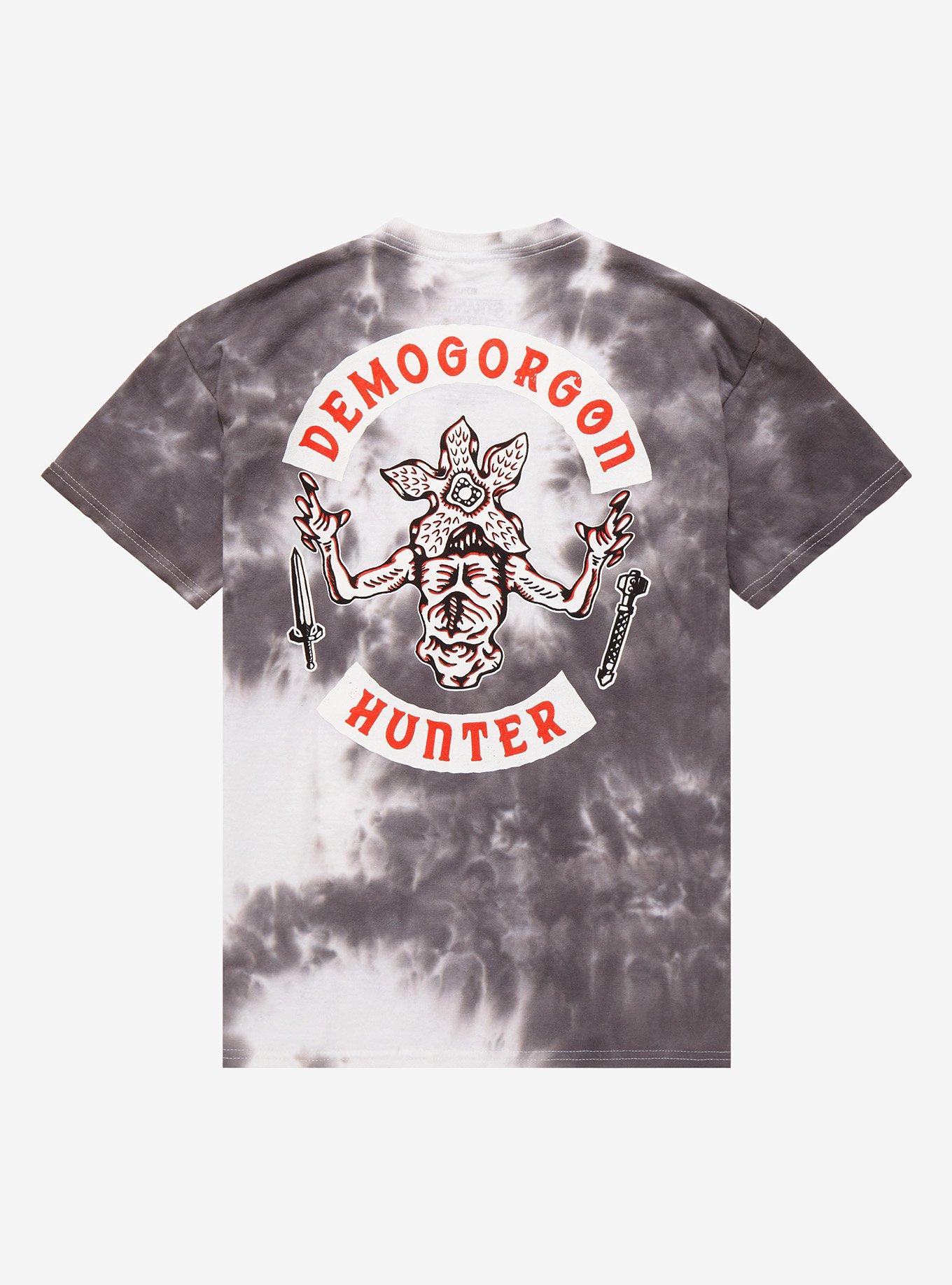 stranger things t shirt tie dye