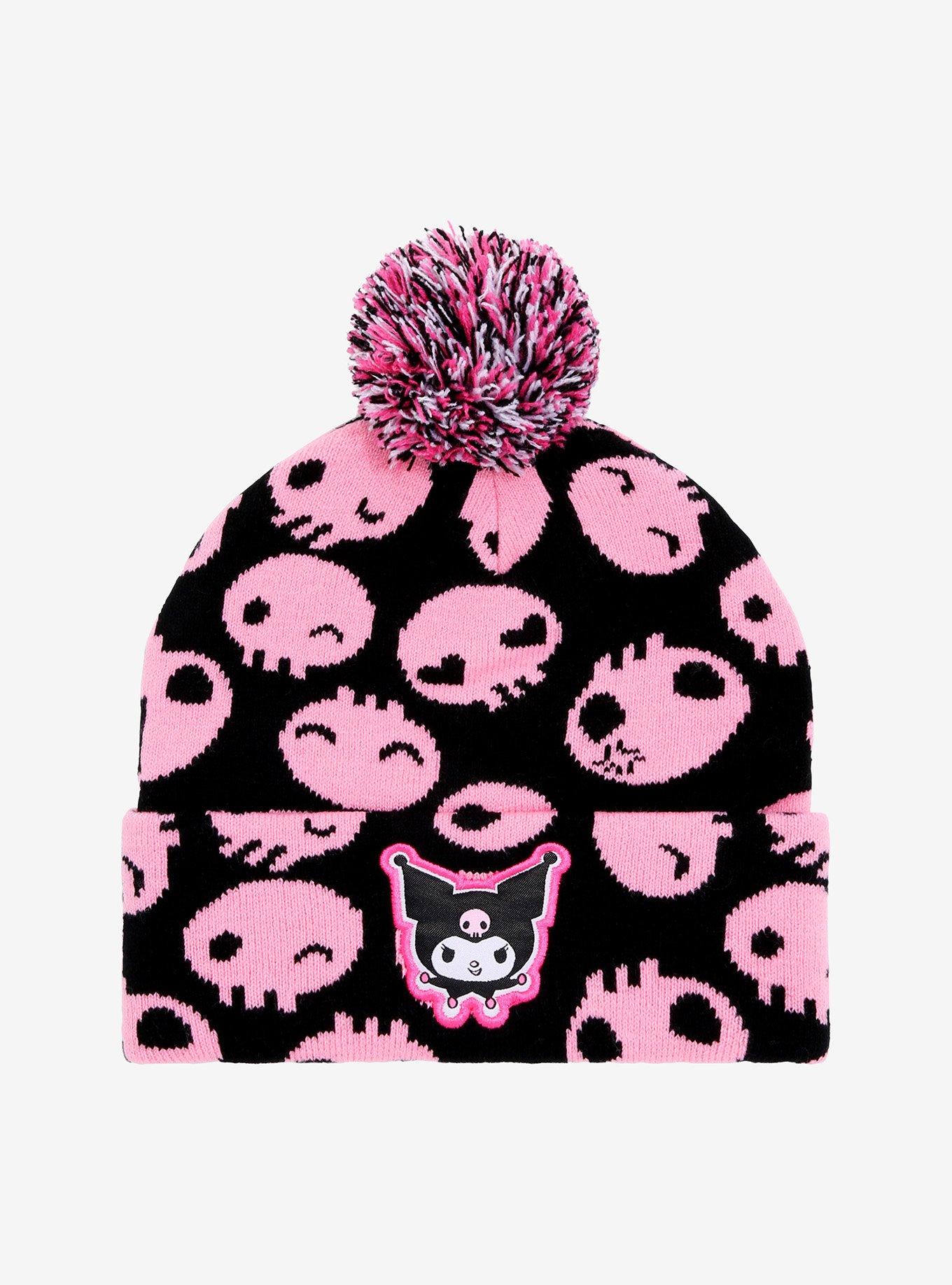 kuromimama⭐︎ Kuromi Skull Pom Beanie | Hot Topic