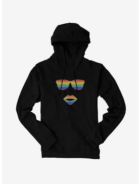 ICreate Pride Rainbow Sunglasses And Lips Hoodie, , hi-res