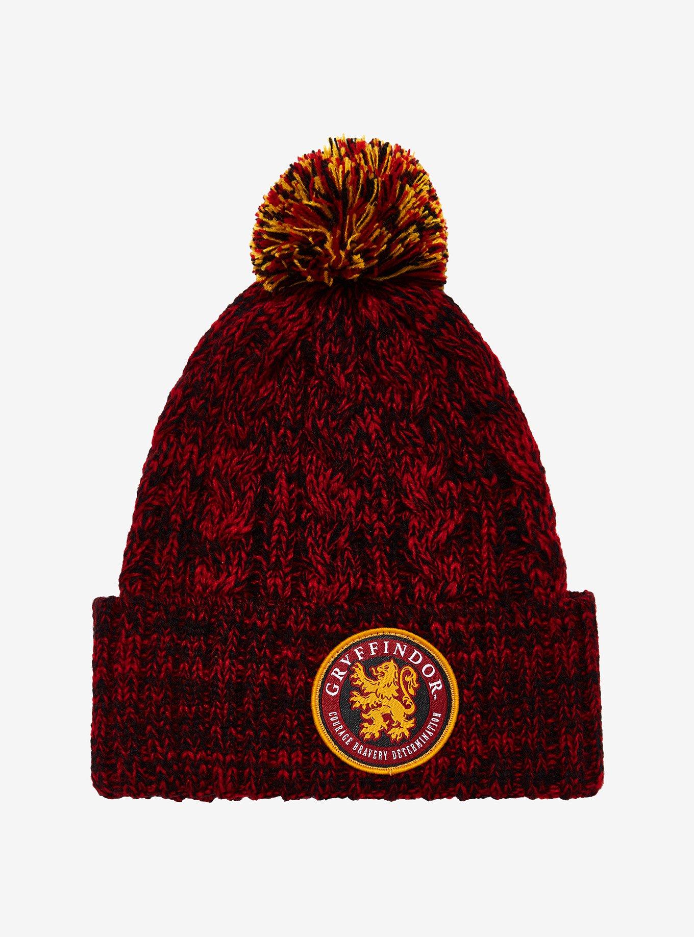 Harry Potter Gryffindor Marled Pom Beanie