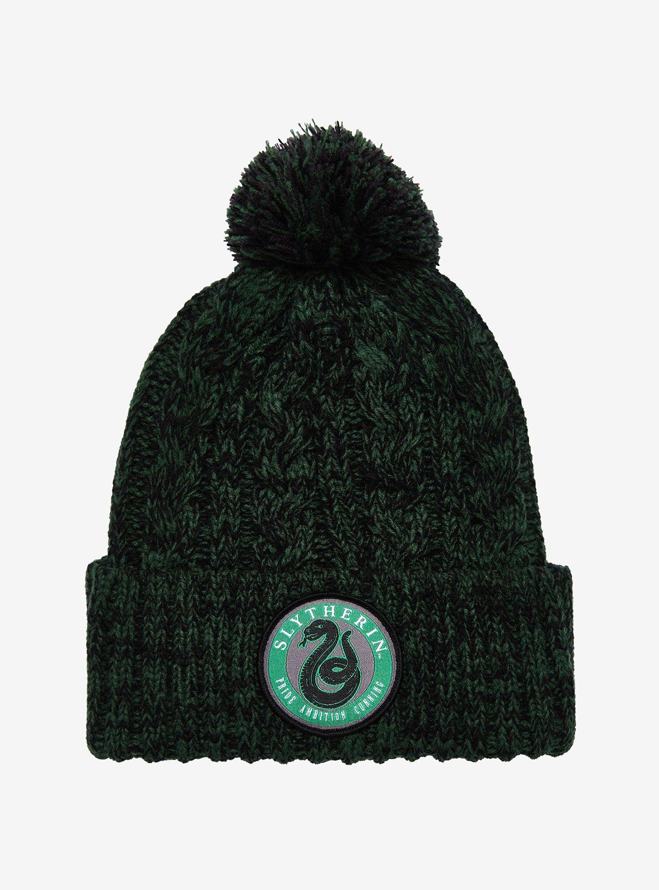 Harry Potter Slytherin Marled Pom Beanie