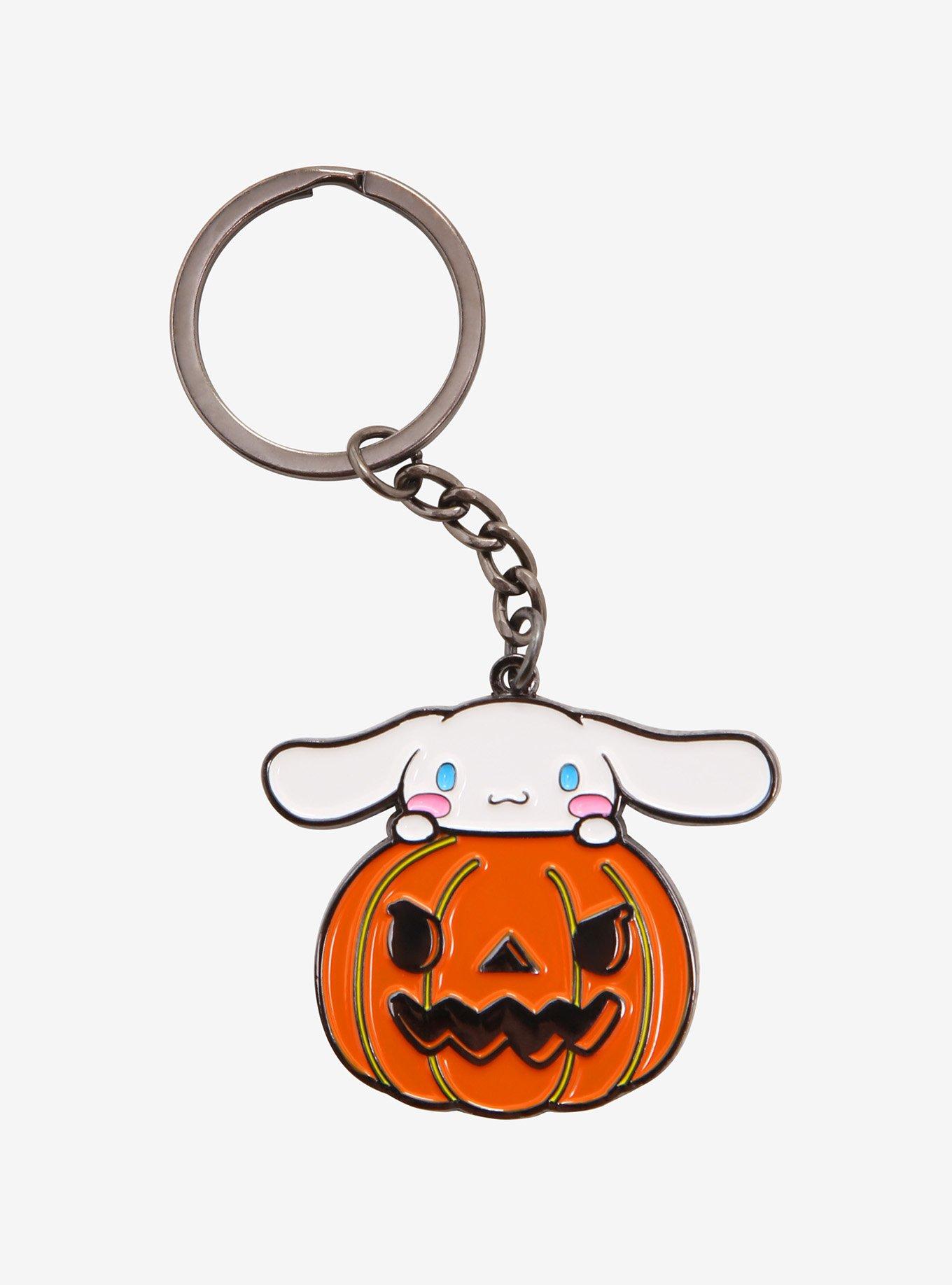 Moon Shaker Keychain, Halloween Keychain, Halloween Moon Keychain