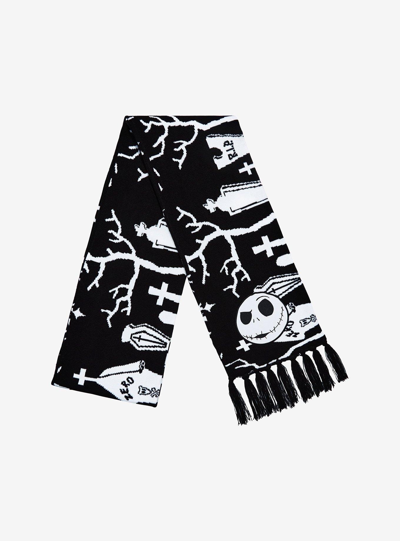 The Nightmare Before Christmas Graveyard Scarf, , hi-res