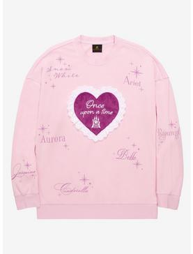 Disney Princess Once Upon a Time Heart Crewneck - BoxLunch Exclusive, , hi-res