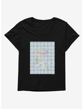 Cinnamoroll Daisies And Heart Bubbles Womens T-Shirt Plus Size, , hi-res