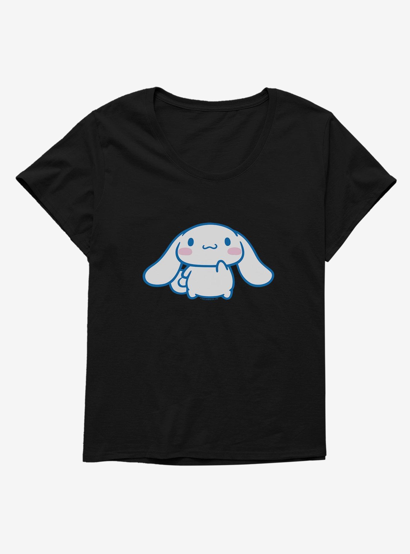 Cinnamoroll Wondering Womens T-Shirt Plus Size, , hi-res
