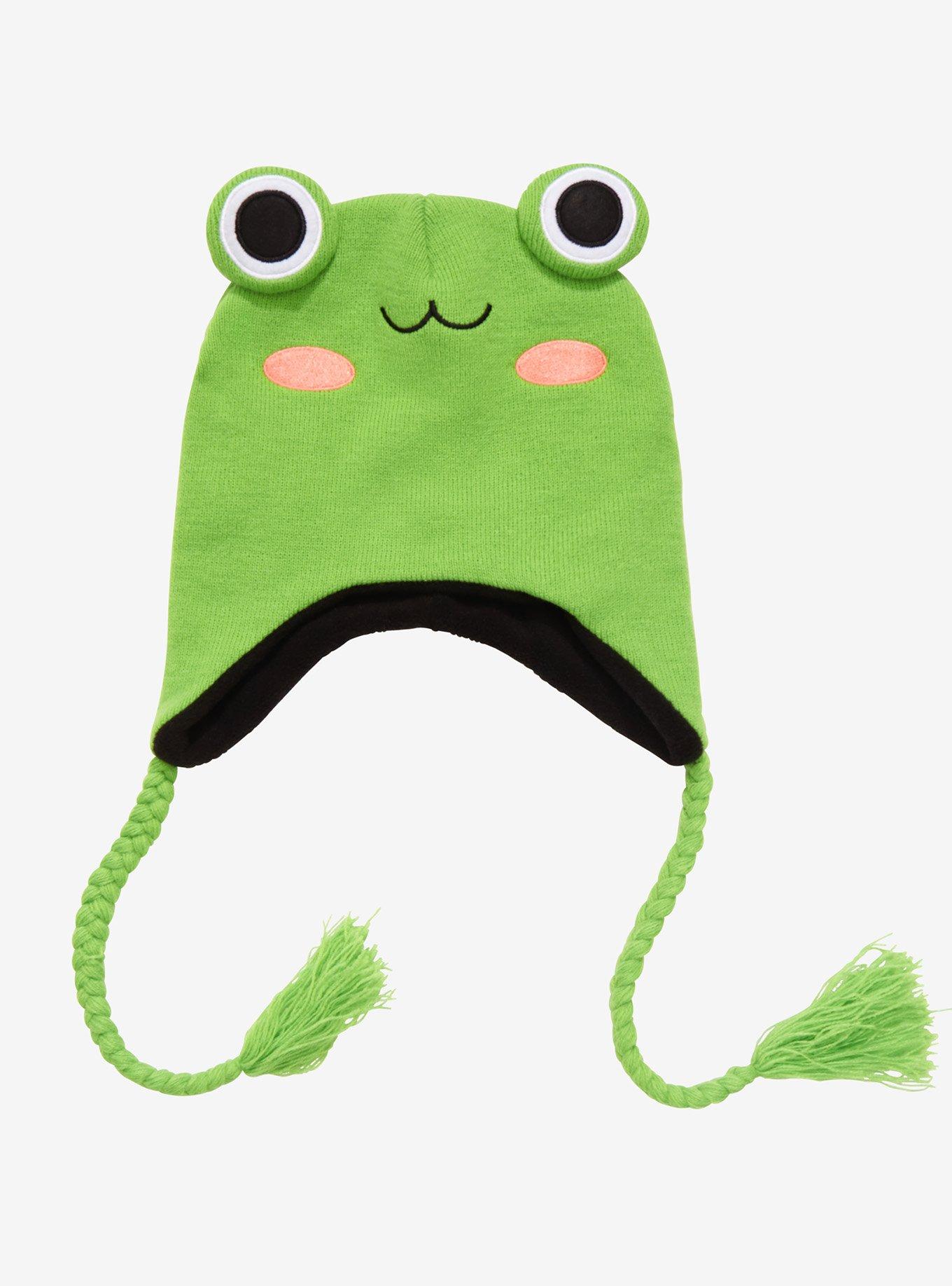 Kawaii Frog Tassel Beanie, , hi-res