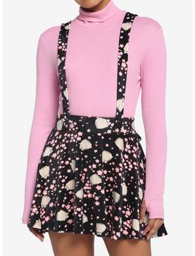 Pusheen Cherry Blossoms Velvet Suspender Skirt, , hi-res