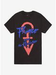 Prince And The Revolution Puff Print Boyfriend Fit Girls T-Shirt, CHARCOAL, hi-res