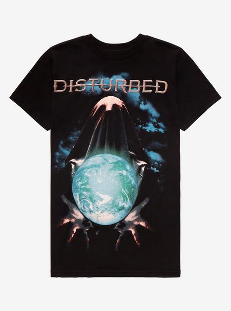 Disturbed Hooded Figure Boyfriend Fit Girls T-Shirt | Hot Topic