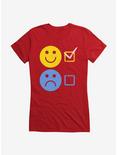 ICreate Happy Check Girls T-Shirt, , hi-res