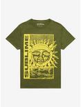 Sublime Sun Boyfriend Fit Girls T-Shirt, GREEN, hi-res
