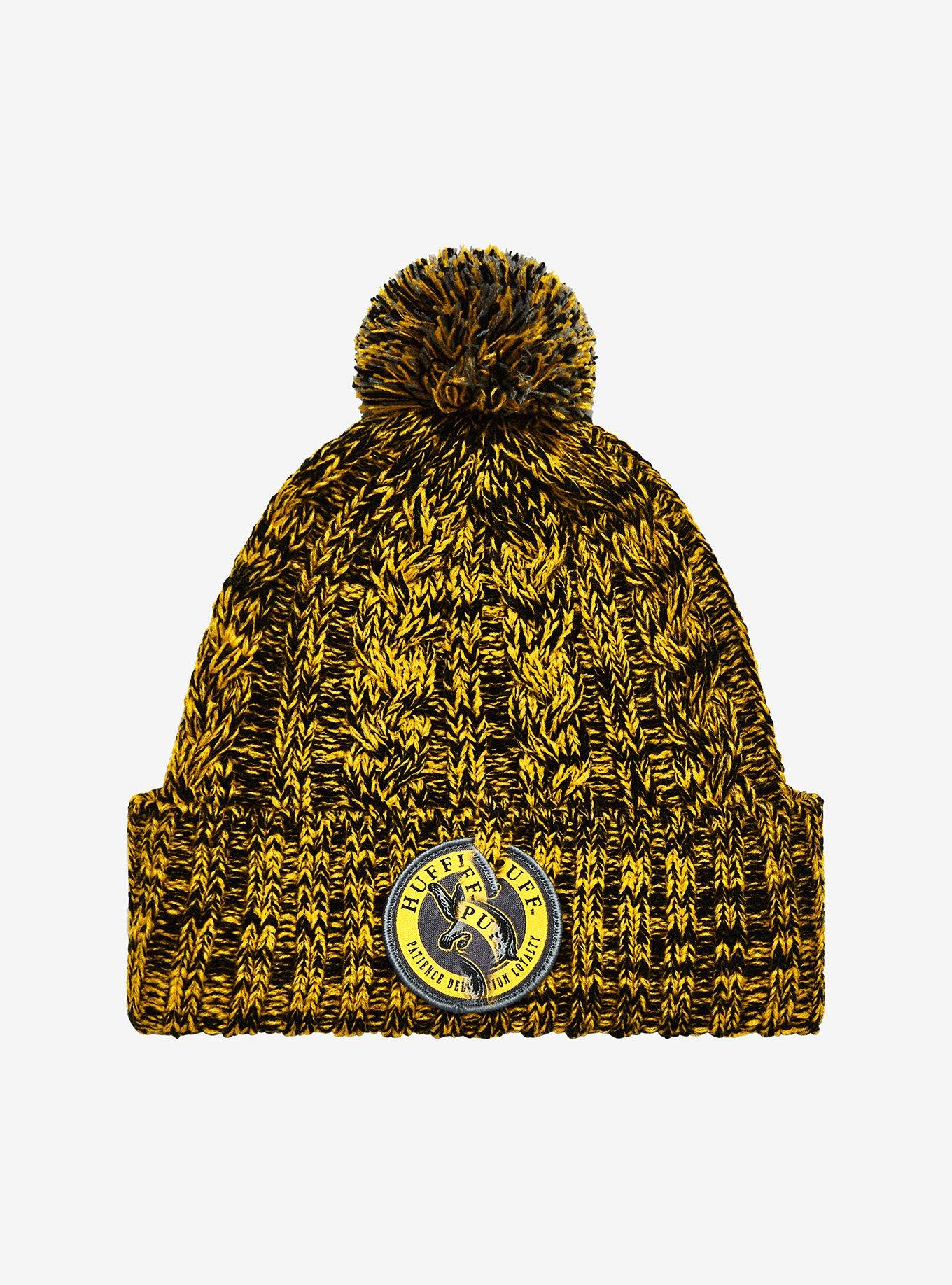 Harry Potter Hufflepuff Marled Pom Beanie Hot Topic