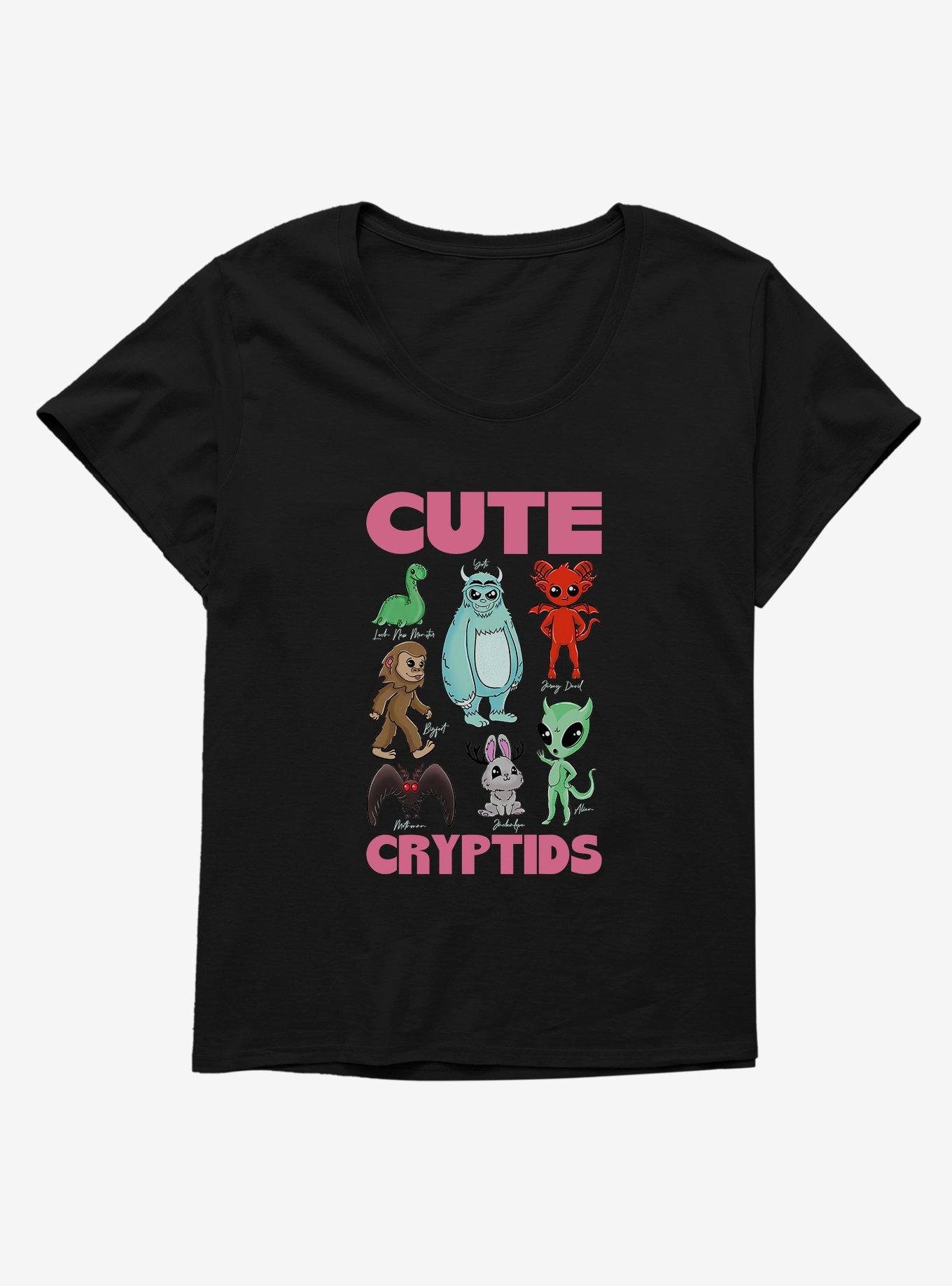 Cryptids All Cute Womens T-Shirt Plus Size, , hi-res