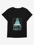 Cryptids Yeti Party Womens T-Shirt Plus Size, , hi-res