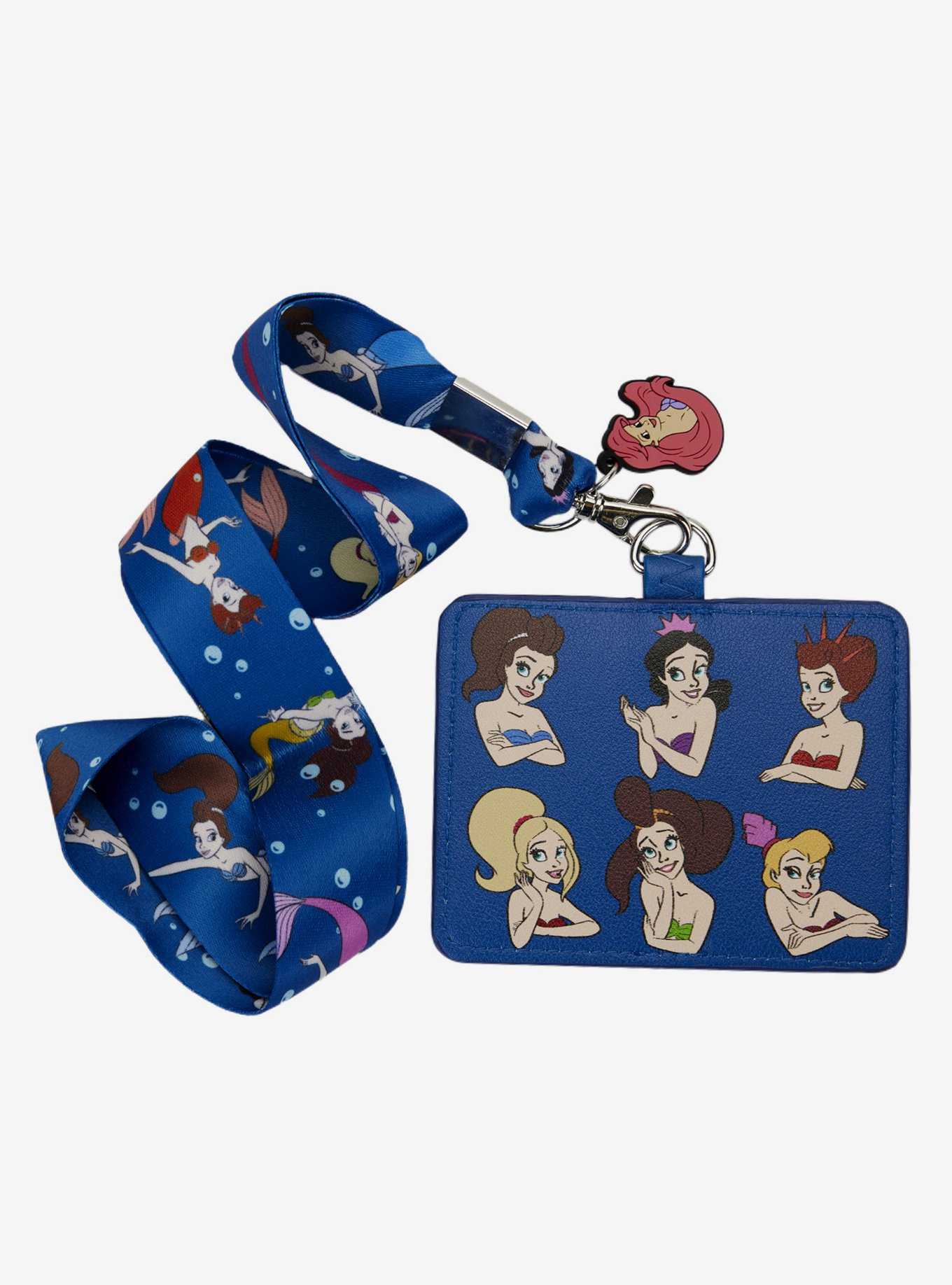 Loungefly Disney The Little Mermaid Sisters Lanyard With Cardholder, , hi-res