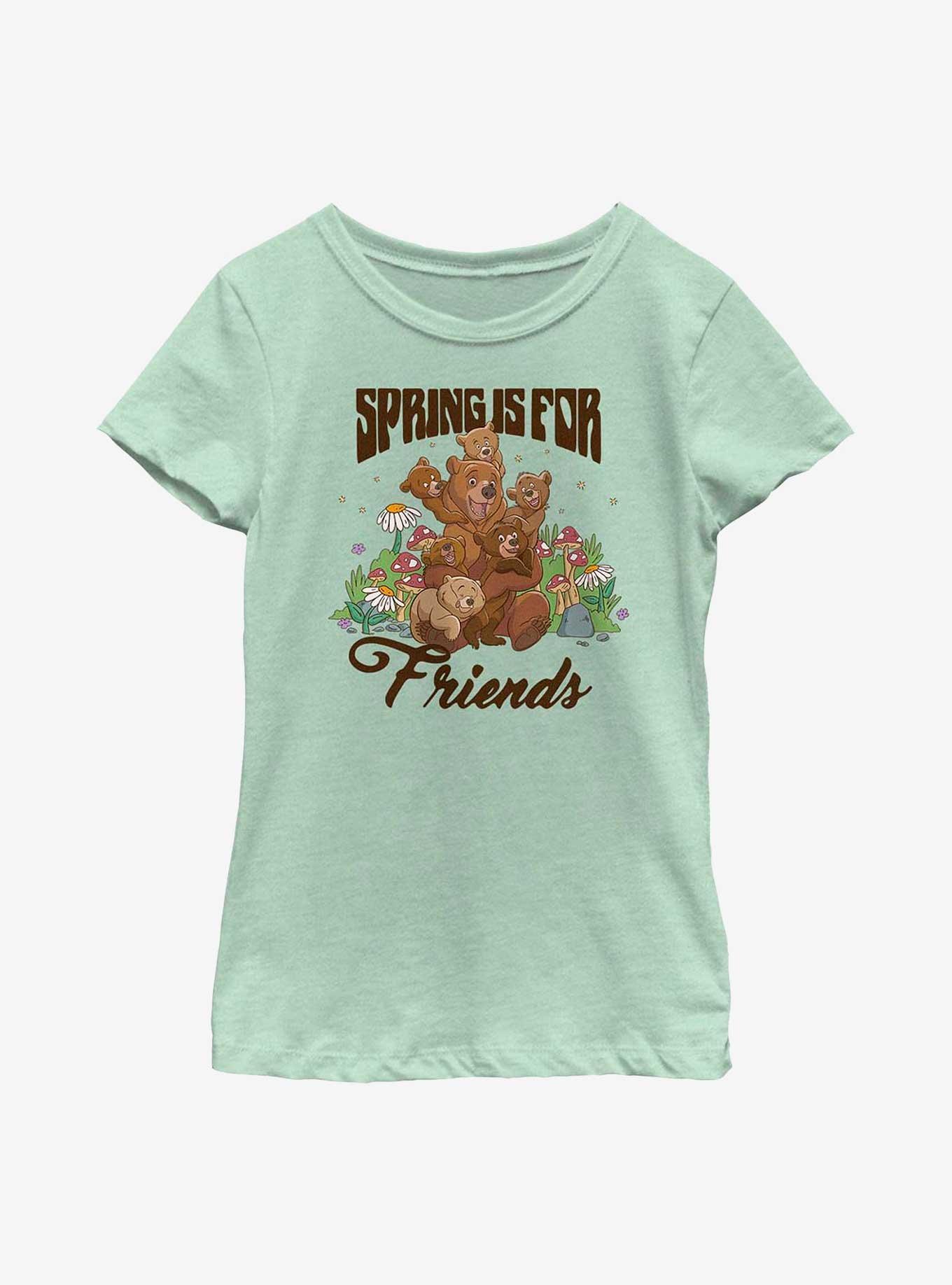 Disney Brother Bear Spring Is For Friends Youth Girls T-Shirt, , hi-res