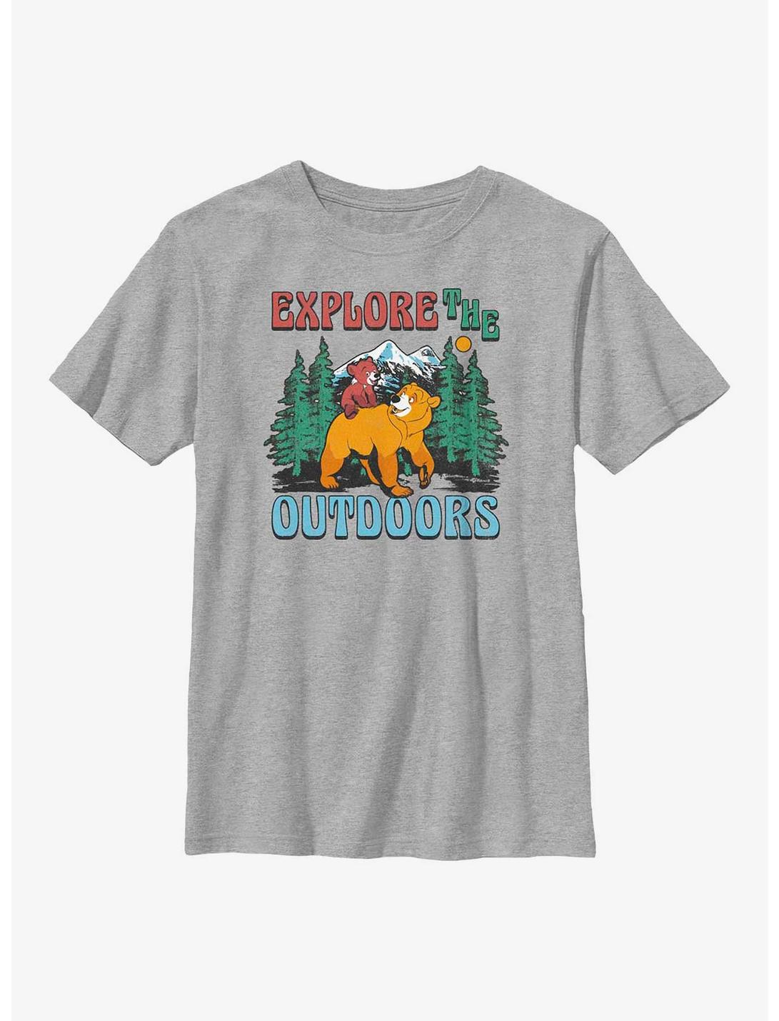 Disney Brother Bear Explore The Outdoors Youth T-Shirt, ATH HTR, hi-res