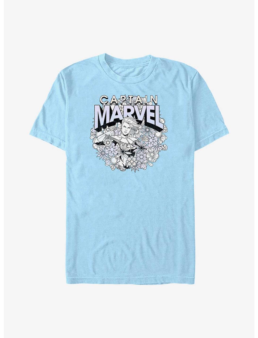 Marvel Captain Marvel Captain Marvel Spring T-Shirt, LT BLUE, hi-res