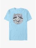 Marvel Captain Marvel Captain Marvel Spring T-Shirt, LT BLUE, hi-res