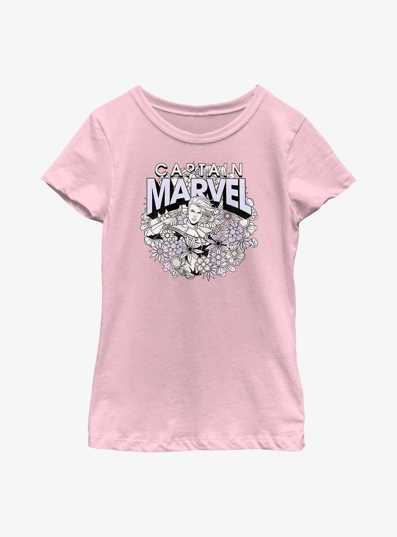 Marvel Captain Marvel Captain Marvel Spring Youth Girls T-Shirt, , hi-res