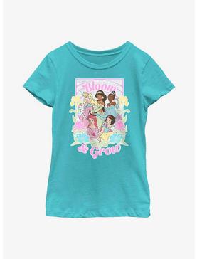 Disney Princesses Bloom And Grow Youth Girls T-Shirt, TAHI BLUE, hi-res