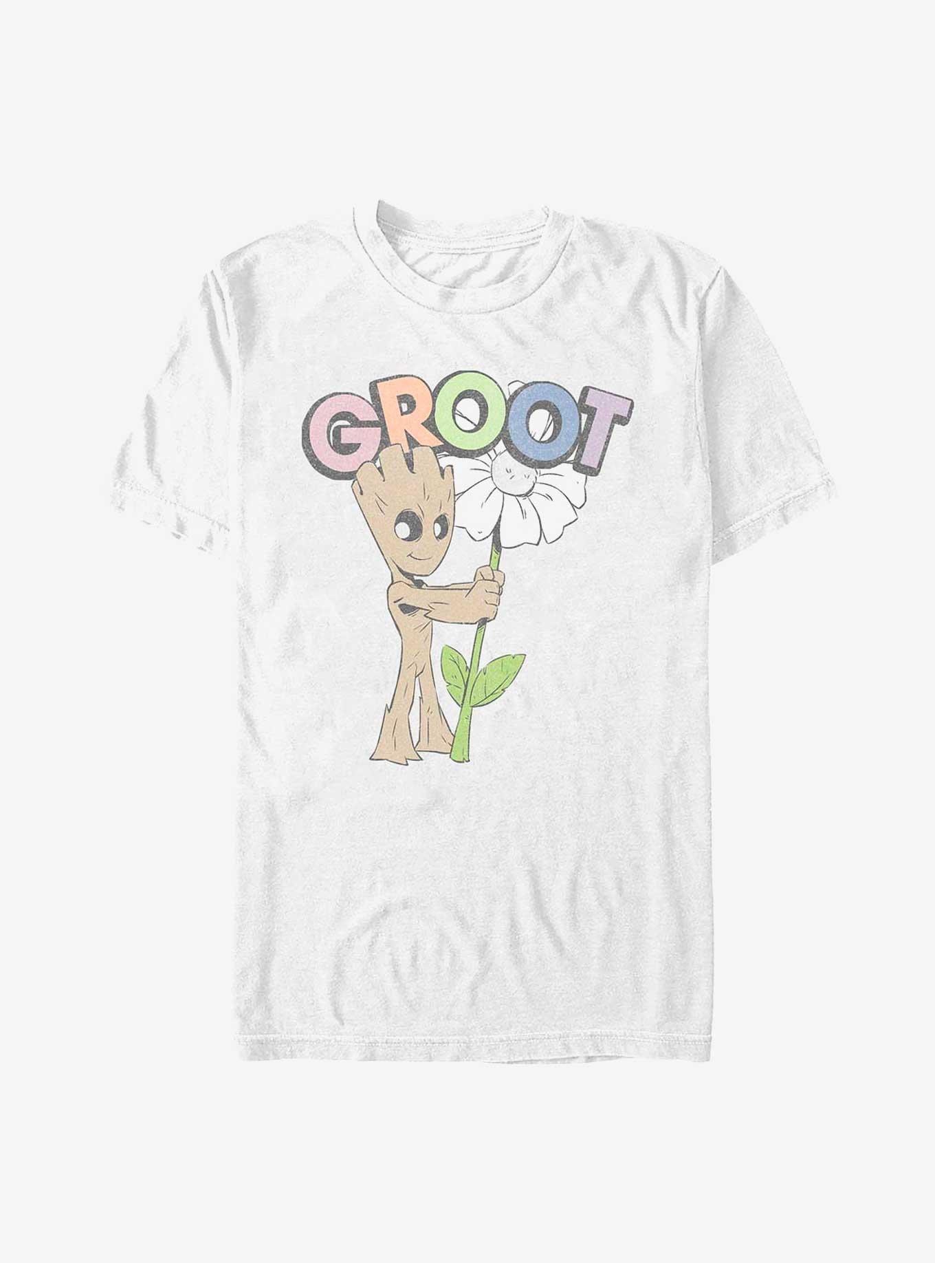 Marvel Guardians Of The Galaxy Cute Groot Flower T-Shirt, , hi-res