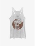 Marvel Guardians Of The Galaxy Groot Flower Womens Tank Top, WHITE HTR, hi-res