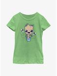 Marvel Guardians Of The Galaxy Baby Groot Hello Spring Youth Girls T-Shirt, GRN APPLE, hi-res